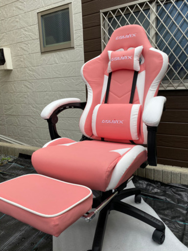 ♡箱入り新品♡オフィスチェア/ゲーミングチェア/パソコンチェア/デスクチェア 伸縮可能のフットレスト リクライニングチェア マッサージ機能腰痛対策 調節可能ランバーサポート