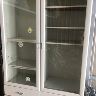 食器棚　白