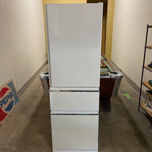 美品！　三菱　3ドア 冷蔵庫　MR-CX37C-W 2018年製