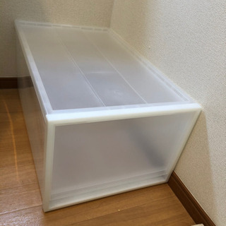 無印良品　ポリプロピレン収納ケース　引出し深型サイズ 約幅40×...