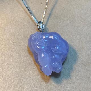 福袋 ネックレス 仏様 本翡翠 氷ヒスイ 高級透明色 誕生日プレゼント