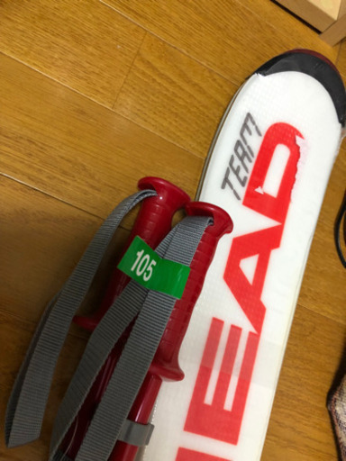 新品　HARE のスキー板　ストック　ビンディング　セット　126