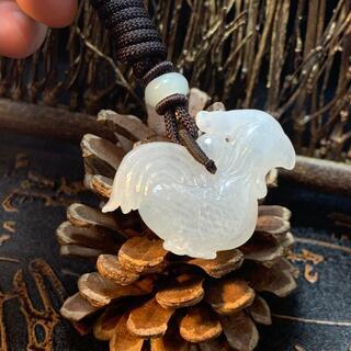 福袋 ネックレス 鶏 本翡翠 氷ヒスイ 誕生日プレゼント 魔除け 天然石