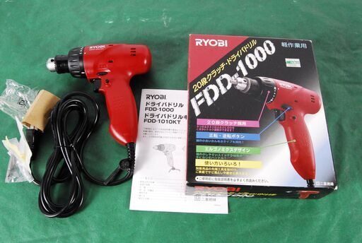 3879 未使用 RYOBI リョービ ドライバドリル FDD-1000 電動ドリル 愛知県岡崎市 直接引取可