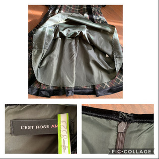 L’EST ROSE 花柄ワンピース 2 膝上の画像