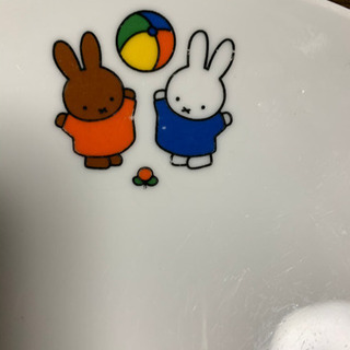 ミッフィーカレー皿とプレート2枚セットの画像