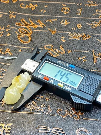 福袋 ネックレス 黄牛 氷ヒスイ 本翡翠 黄色 誕生日プレゼント 丑年 