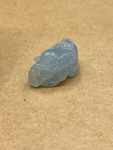 福袋 ネックレス 象 本翡翠 氷ヒスイ 緑色 誕生日プレゼント 手作り 天然石 鑑別書