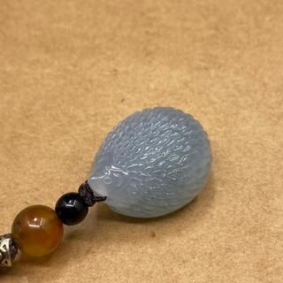 福袋 ネックレス ハリネズミ 本翡翠 氷ヒスイ 緑色 誕生日プレゼント