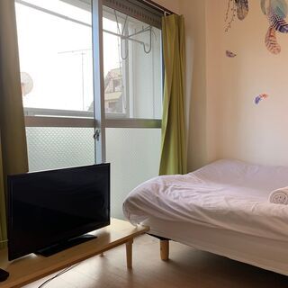 天下茶屋　格安マンスリー物件。家具家電付き。2DK/2K - 大阪市