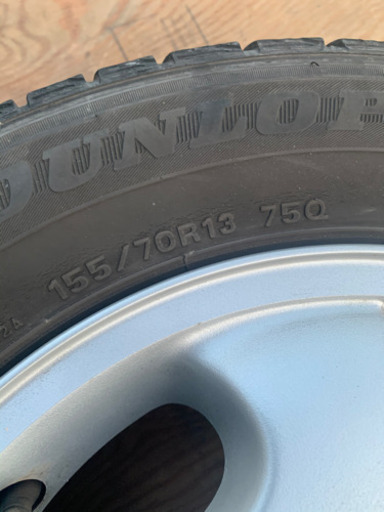 タイヤホイル155\70r13 バもス　ホンダ