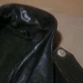 本革ライダーズジャケット（Ｌ）下に本格防寒着がきこめます！！の画像