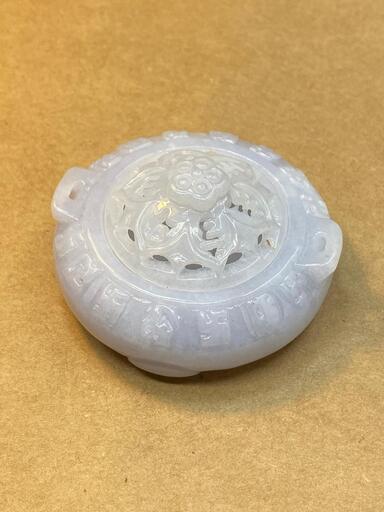 福袋 置物 香炉セット 本翡翠 ヒスイ 誕生日プレゼント 天然石 金運アップ 鑑別書有
