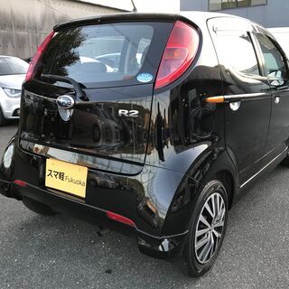 スマ軽　3年保証　車検付き　スバルＲ２　黒620の画像