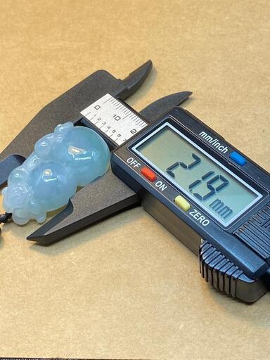 福袋 ネックレス 瓢箪 本翡翠 透明感 氷ヒスイ 誕生日プレゼント 鑑別書有2