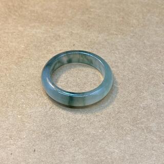 1万円引き くりぬき 指輪 リング 本翡翠 氷ヒスイ 緑色 誕生日