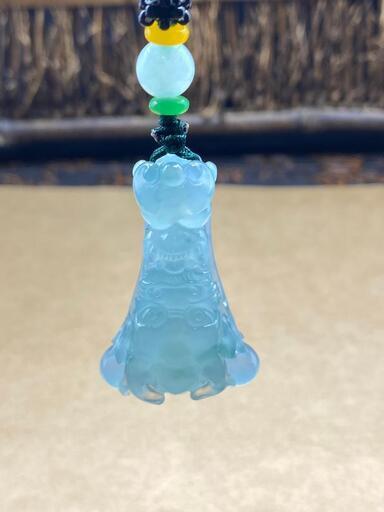 福袋 ネックレス 龍 ドラゴン 本翡翠 氷ヒスイ 誕生日プレゼント 辰年 鑑別書有