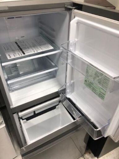 1年間動作保証付　AQUA　２ドア冷蔵庫　126L　2020年製【トレファク南柏店】