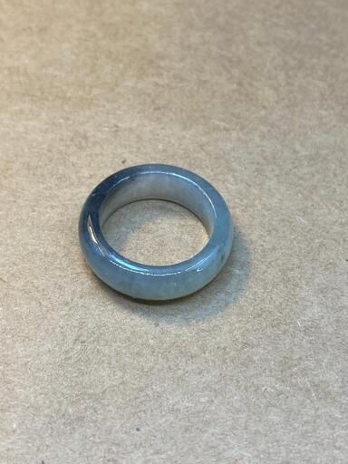 5000円引き くりぬき 指輪 リング 烏鶏種 本翡翠 氷ヒスイ A貨 鑑別書付属