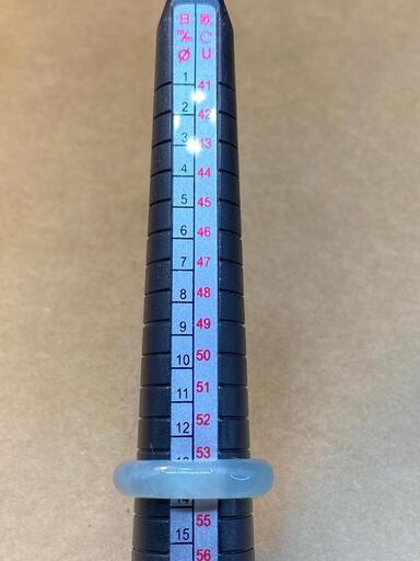 5000円引き くりぬき指輪 リング ミャンマー産 本翡翠 ヒスイ 誕生日プレゼント 鑑別書有3
