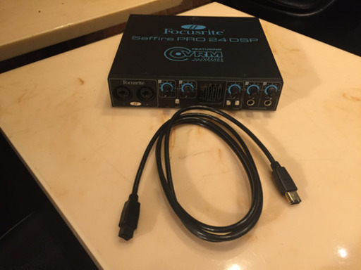 最終値下げ！【オーディオインターフェイス】Focusrite　Saffire Pro 24 DSP /ケーブル付き！