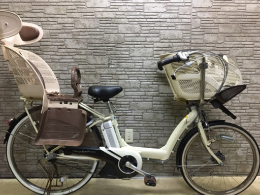 クリスマスSALE 東京23区配達無料　新基準　ブリジストン アンジェリーノ 8.9Ah リチウム 電動自転車 中古自転車☆26インチ☆チャイルドシート☆子供乗せ