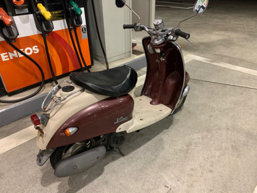 ヤマハ ビーノ 50 cc 原付 スクーター  2スト 実動 書類 鍵あり