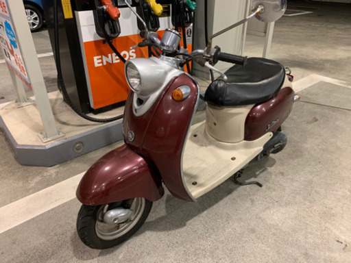 ヤマハ ビーノ 50 cc 原付 スクーター  2スト 実動 書類 鍵あり