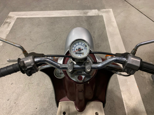 ヤマハ ビーノ 50 cc 原付 スクーター  2スト 実動 書類 鍵あり