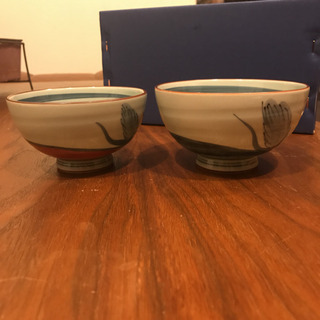 新品未使用　夫婦茶碗 ① ペア セット　お茶碗 ご飯茶碗 おしゃれの画像