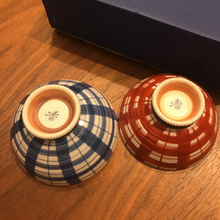 新品未使用　夫婦茶碗 ② ペア セット　お茶碗 ご飯茶碗 おしゃれ