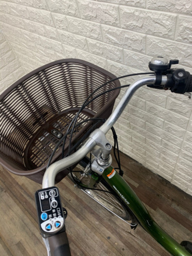 YAMAHA PAS natura 8.9AH グリーン　新基準　電動アシスト自転車