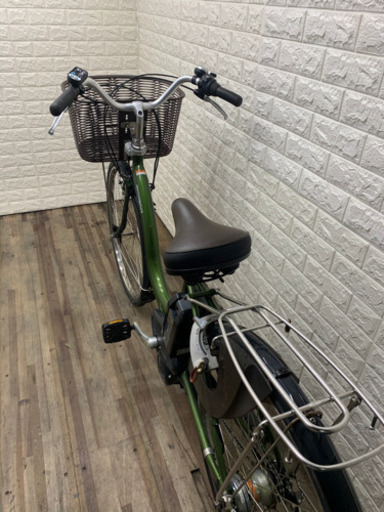 YAMAHA PAS natura 8.9AH グリーン　新基準　電動アシスト自転車