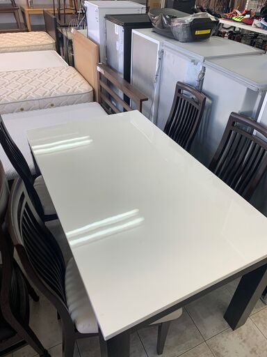 シギヤマ家具　エクステンションダイニング５点セット　未使用品　スタイル/セーヌ