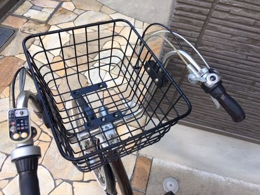 商談中?大カゴ仕様！?アンジェリーノ　6Ah 　電動自転車　電動アシスト自転車　新基準 子供乗せ　111ｒ5