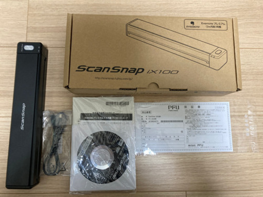 【超美品】ScanSnap ix100 FI-IX100（ブラック）