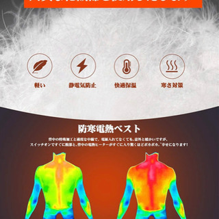 電熱ベスト　ヒートジャケット　Mサイズ　新品・未使用の画像
