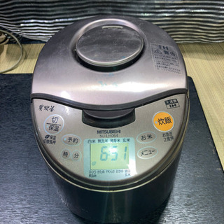 引き渡し決定！MITSUBISHI 3合炊き IH ジャー炊飯器