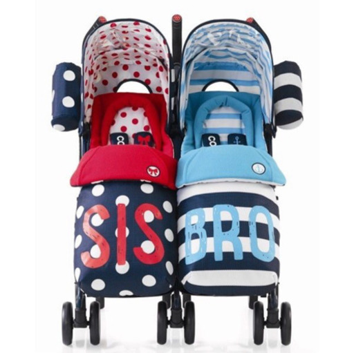 2人乗りベビーカー コサット シスブロ