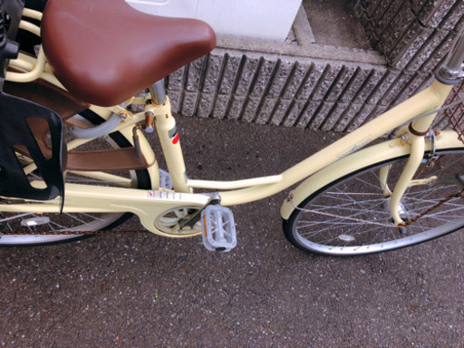 子供乗せママチャリ♡椅子もセットです