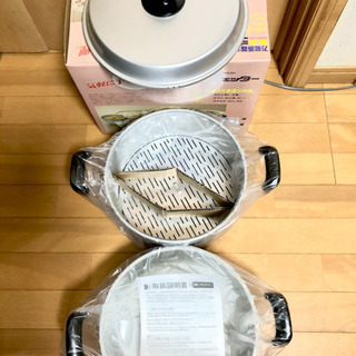 ホクア 万能蒸し器 ニュージェッター 26cm 2.2kg(1升5合) 目ざら付の画像