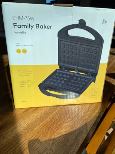 新品未使用　ワッフルメーカー