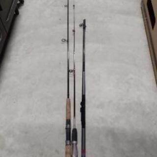【中古品】釣竿3本セット