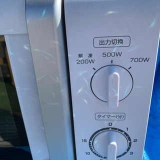 決まりました　電子レンジ　2016年製の画像