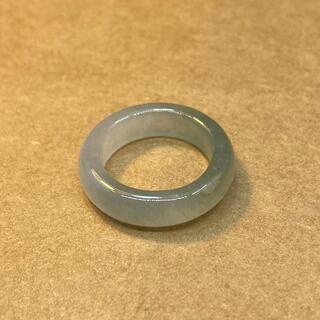 5000円引き くりぬき指輪 リング 本翡翠 ヒスイ 緑色 誕生日プレゼント 天然石 鑑別書有