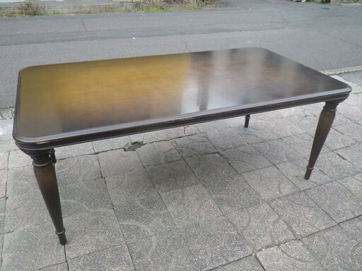 ■配達可■キツツキマーク　飛騨産業　ダイニングテーブル　6人掛け　W180 D95 H70