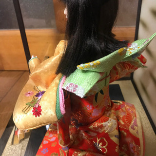 日本人形　小春日ガラスケース入り　値下げしました！の画像
