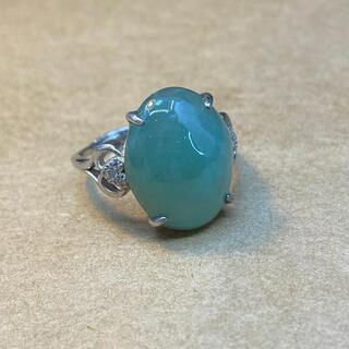 メンズ指輪 リング ミャンマー産 本翡翠 ヒスイ フリーサイズ 誕生日