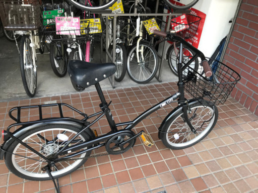 ★美品★20インチ　かご付き　ブラック