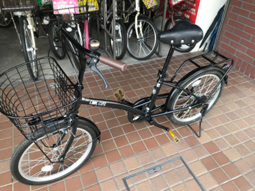 ★美品★20インチ　かご付き　ブラック